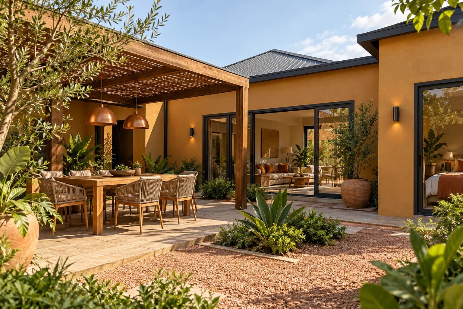 Lubumbashi Copper Courtyard Home · Demo